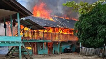 Kebakaran hebat melanda kompleks Dayah Istiqamatuddin Rauzatul Jannah yang berlokasi di Gampong Blang Kuta Barat, Kecamatan Bandar Dua, Kabupaten Pidie Jaya, Aceh, pada Selasa (4/8/2026) sekitar pukul 12.13 WIB.