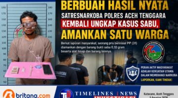 Sinergi Polisi dan Masyarakat Berbuah Hasil, Satresnarkoba Polres Aceh Tenggara Kembali Ungkap Kasus Dugaan Sabu
