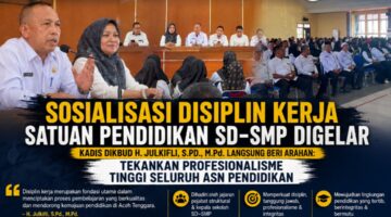 Sosialisasi Disiplin Kerja Satuan Pendidikan Digelar, Kadis Dikbud Aceh Tenggara Tekankan Profesionalisme ASN
