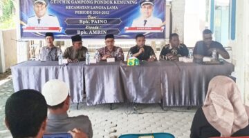 Sertijab Geuchik Pondok Kemuning Jadi Momentum Kebersamaan Perkuat Persatuan