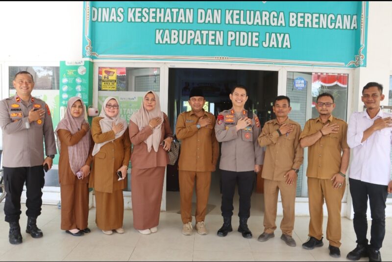 Dinas Kesehatan dan KB Kabupaten Pidie Jaya di Gampong Meunasah Raya, Kecamatan Meurah Dua, Selasa (11/8/2026) sekitar pukul 09.00 WIB.