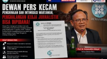 Dewan Pers Kecam Penghinaan dan Intimidasi Wartawan, Penghalangan Kerja Jurnalistik Bisa Dipidana