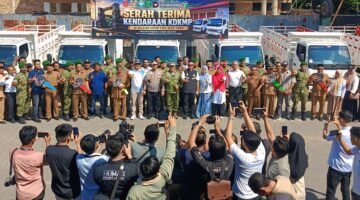 Wali Kota dan Forkopimda Serahkan 15 Unit Kendaraan Operasional KDMP