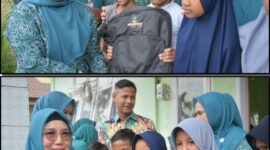 Keterangan Foto:
Asisten Pemerintahan, Keistimewaan Aceh dan Kesejahteraan Rakyat Setdakab Pidie Jaya, Drh. Muzakkir, MM, bersama Ketua TP-PKK Kabupaten Pidie Jaya, Ny. Asmawati Sibral Malasyi, mendampingi kunjungan kerja Wakil Ketua TP-PKK Aceh dalam rangka pembinaan Gammawar di Gampong Sarah Mane, Kecamatan Meurah Dua, Pidie Jaya, Kamis (20/8/2026).