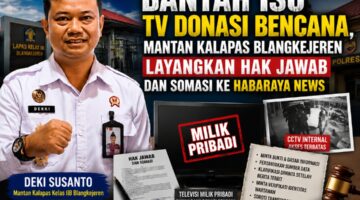 Bantah Isu TV Donasi Bencana, Mantan Kalapas Blangkejeren Layangkan Hak Jawab dan Somasi ke Habaraya News