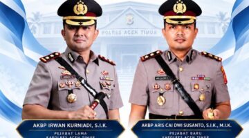 Sinergitas Penegak Hukum, Kejari Aceh Timur Sambut Kapolres Baru