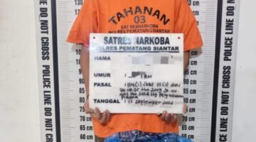 Sat Res Narkoba Polres Pematangsiantar Amankan Pemuda 20 Tahun Miliki Ganja