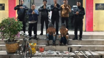 Patroli Dini Hari, Tim Macan Terkam Terduga 2 Pelaku Pencurian Kabel Fiber Optik