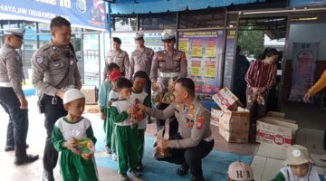 Sat Lantas Polres Pematangsiantar Edukasi TK Tertib Berlalu Lintas Sejak Usia Dini 