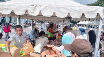 Pasar Tani Aceh Hadir di Lhokseumawe, Bulog Jual Beras Rp60 Ribu per 5 Kg