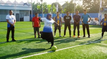 Peringati HUT KORPRI ke-55, Pemko Langsa Gelar Pertandingan Minisoccer dan Badminton Antarinstansi